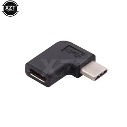 Premium Right Angle USB - C 3.1 Male to Female Adapter (Black)