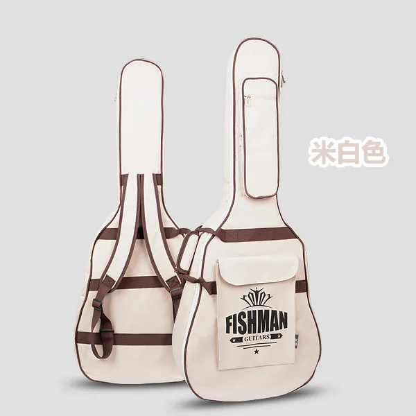 FISHMAN Senior A2 41 дюймов Чехол для акустической гитары двойной ремешок 10 мм губка Набор музыкальных инструментов сумка для гитары аксессуары