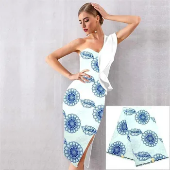 

6Yards African Veritable Wax Print Fabric 2020 New Design Ankara Nigerian Polyester Wax Fabric For Sewing Dress High quality Wax