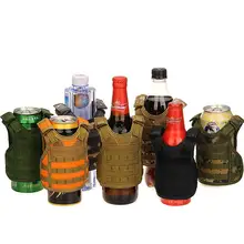 Кемпинг многофункциональный инструмент чехол для пивной бутылки мини жилет Форма нейлон Регулируемый Съемный DIY напитки может вода Декор бутылки KTV бар