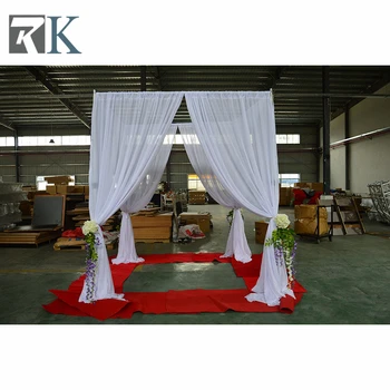 

Event pipe and drape wedding canopy stage backdrop marriage decoration
