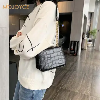 

Stone Pattern PU Leather Crossbody Bags For Women Small Totes Leather Stone Pattern Solid Messenger Bag Handbags Dropshipping