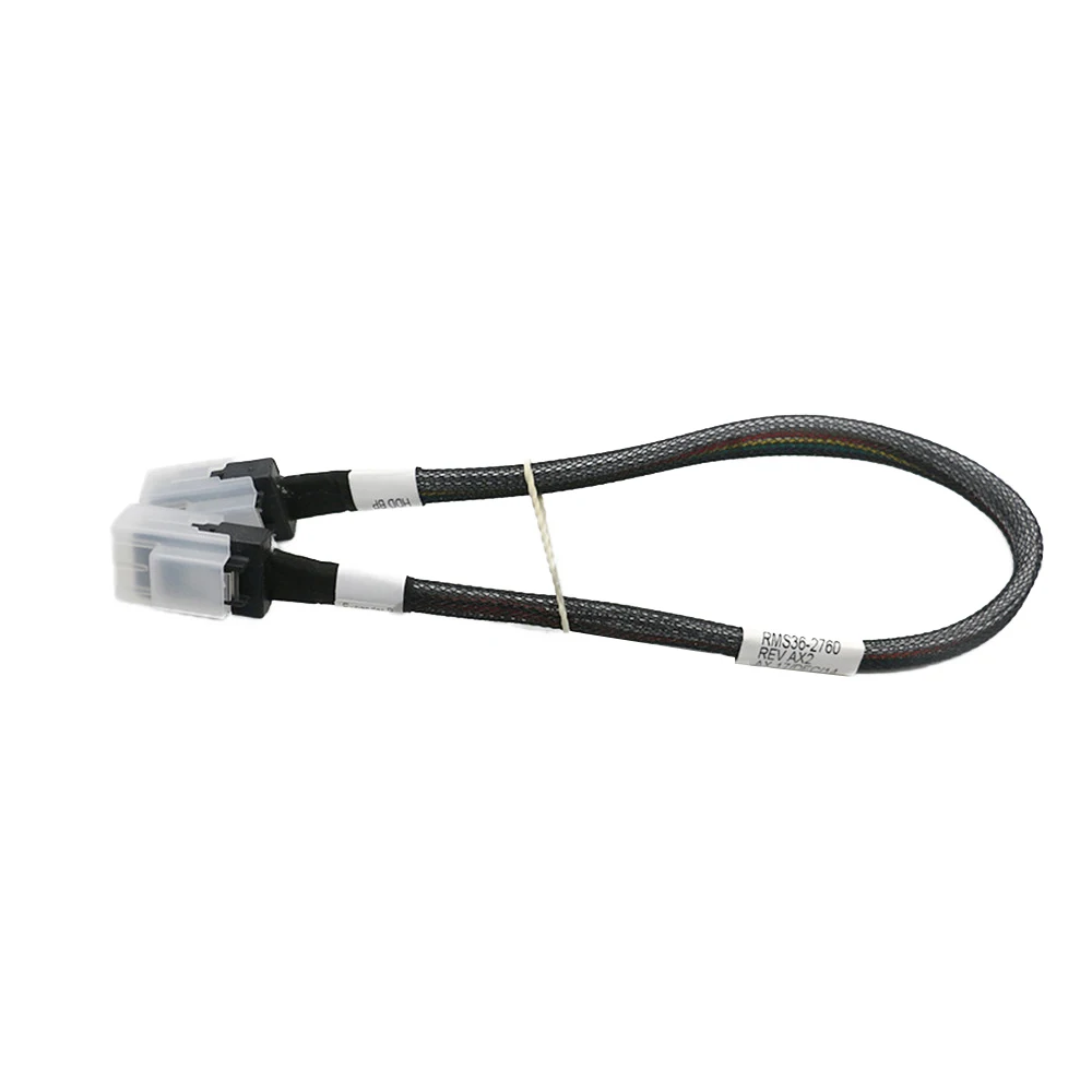 RMS36-2760 для сервера Amphenol кабель mini SAS SFF8087 двойная прямая головка 40 см | Компьютеры и