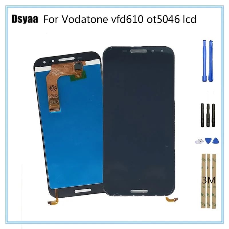 

5 Inch for Vodafone Smart N8 VFD610 Full LCD Display Touch Screen Digitizer Assembly with Free Tools Phone LCD Fast Shipping