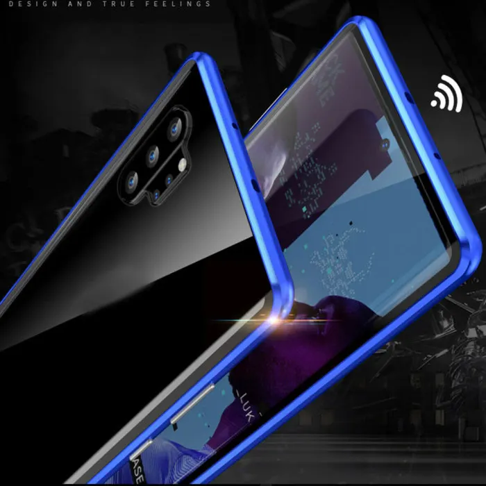 Магнитный абсорбционный Передний+ задний стеклянный чехол для samsung Galaxy Note 10 Plus GV99