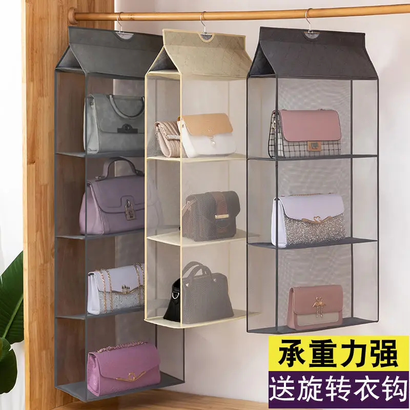 Hanging Closet Storage Organizer Handbag Storage Wardrobe Hanging