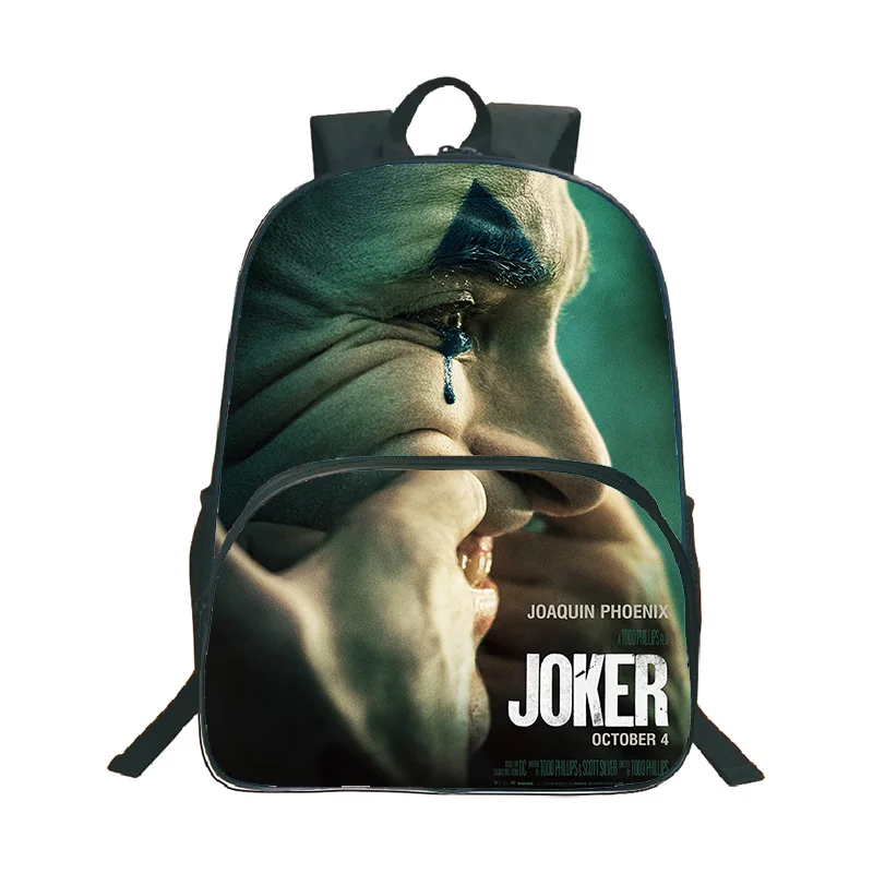 Высококачественный рюкзак Джокер, Детский рюкзак для мальчиков и девочек, 16 дюймов, цветной школьный рюкзак унисекс, дорожная сумка