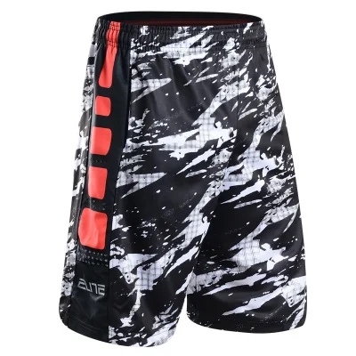 Спортивные мужские шорты для занятия баскетболом длиной до колена, спортивные мужские свободные быстросохнущие дышащие шорты для бега, тренажерного зала, тенниса - Цвет: shorts 05