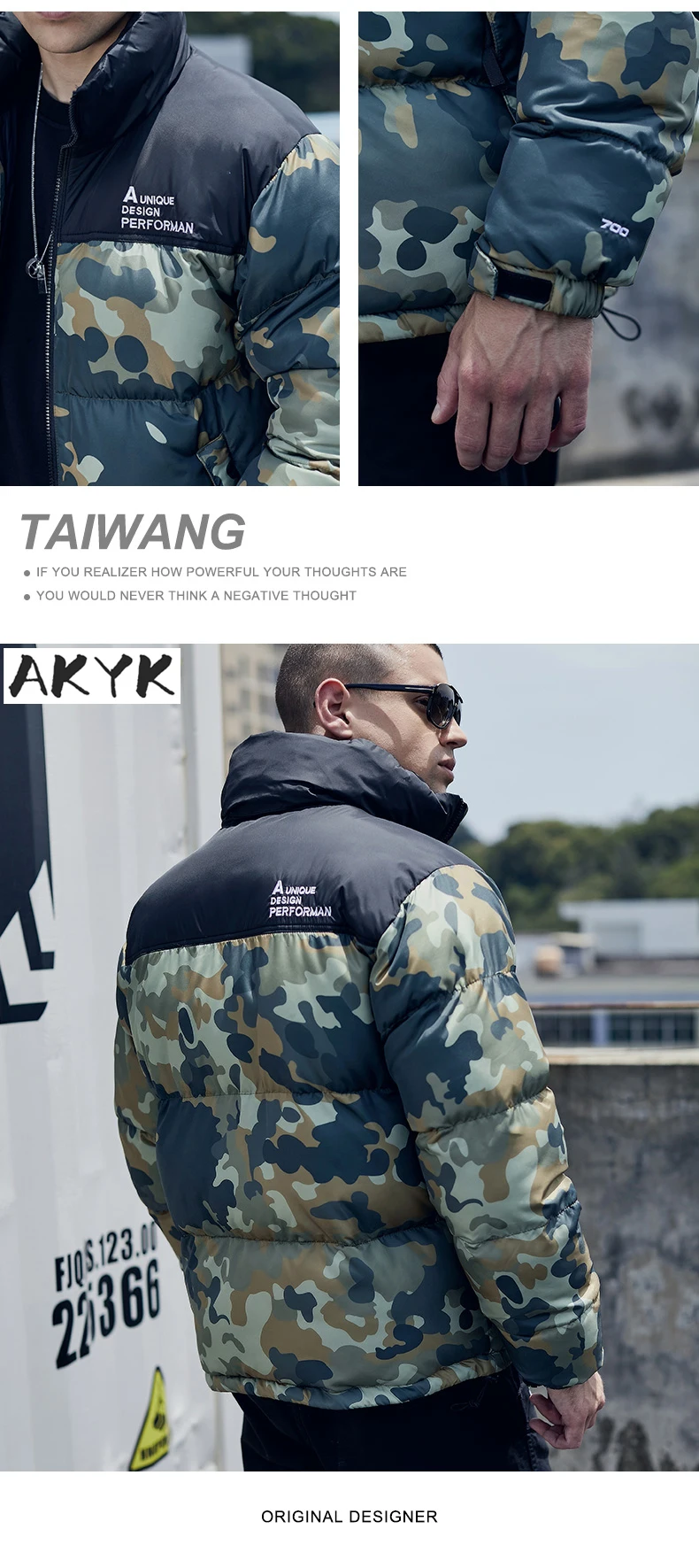 New fashion casual men's coat winter