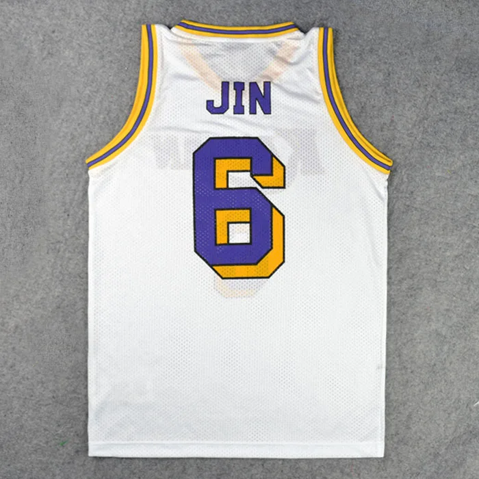 Slam dank Kainan высокий школьный баскетбол команда № 6 Jin Soichiro Косплей Топ жилет SD спортивный Джерси