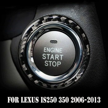 

Carbon fiber Button ring trim Black Replacement For LEXUS IS250 350 2006-2013 Interior 1Pc Useful Durable
