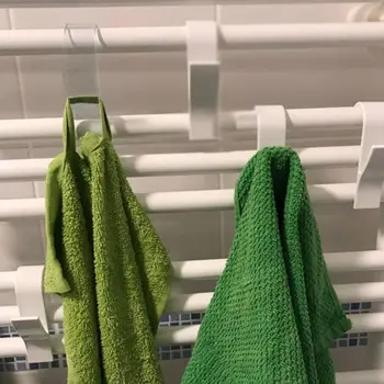 

5PCS Y Shape Hook Towel Hanger Bath Hanging Holder Storage Rack for Radiator E7CB