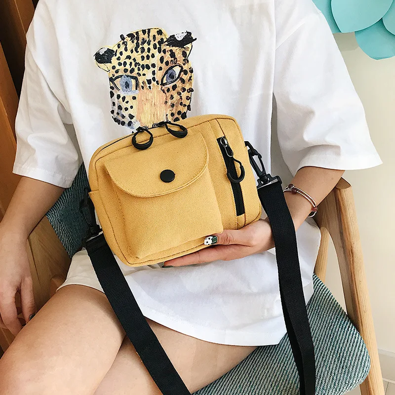 Маленькая сумка женская сумка холщовая veritile модная Корейская легкая Повседневная сумка на плечо стиль женская сумка на плечо Mobil