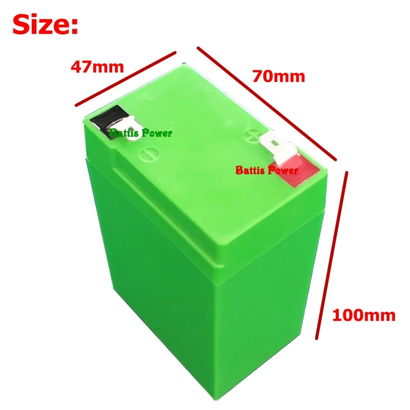 Литиевая 6В 4.5AH аккумуляторные батареи li-ion 4AH 5AH 6Ah 7ah 8Ah 9ah не свинцово-кислотный для детей электрический автомобиль электронные светодиодные фонари