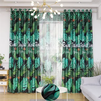 

Rainforest Printed Window Curtain Panels for Living Room Jinya Home Decor Kitchen Blackout Curtains with Grommet Outdoor Drapes