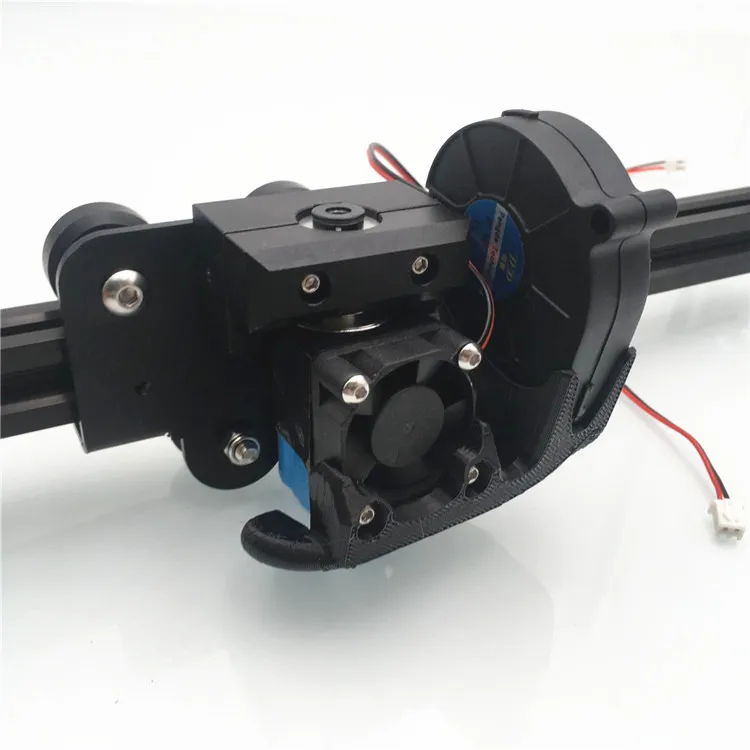 Funssor Creality Ender3/CR-10 Боуден V6 вулкан сборный экструдер комплект подключения печатающей головки для CREALITY 3D-принтеры 12/24V вентилятор 1,75 мм