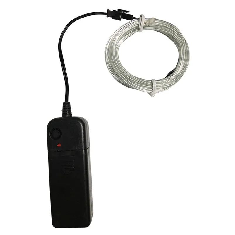 Гибкая светодиодная гирлянда EL Wire String Strip Rope светящийся Декор неоновая лампа USB контроллер люсис привело Decoracion 30SEP16 - Испускаемый цвет: B