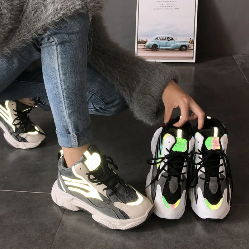 Женские повседневные кроссовки на платформе зимние с Плюшевым Мехом теплая