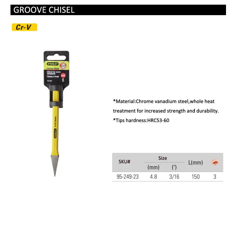 95-249-23 groove chisel size