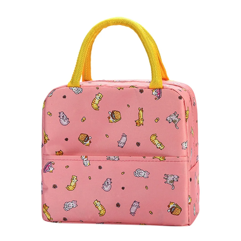Женская сумка на плечо, простая, большая, вместительная, водонепроницаемая, Оксфорд, сумка для обеда, сумка для пикника, модная, с принтом, сумка на плечо#10 - Цвет: C