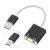 Внешняя звуковая карта USB Type C / USB to 3.5 mm Jack USB Audio Adapter Наушники Micphone для Macbook Computer Laptop PC