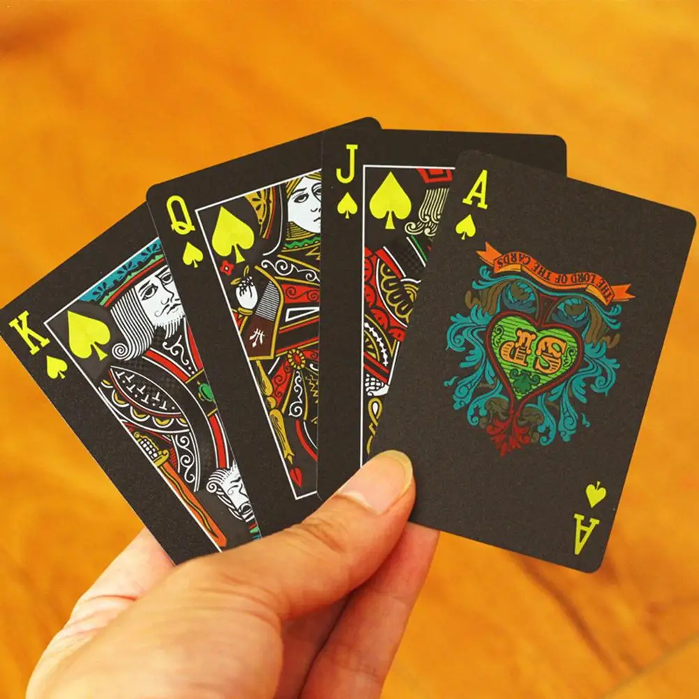 Quality Waterproof PVC Plastic Playing Cards Set Trend Deck Poker Classic Magic Tricks Tool Board Games Magic Box-packed
