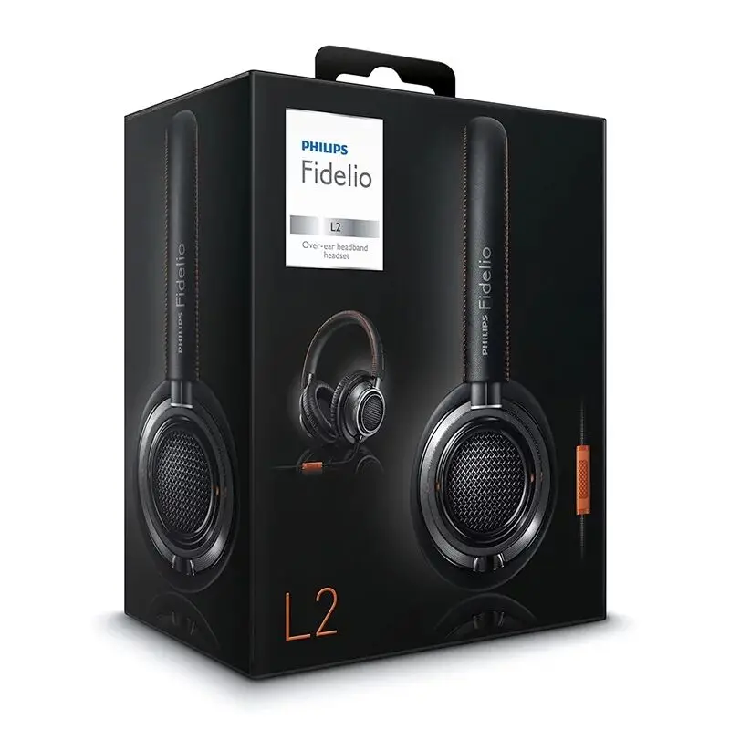 Наушники Philips L2BO HIFI, лучший продукт в году, с 40 мм приводом высокой мощности, длина линии 1,2 метров для Xiaomi S8 S9 IOS