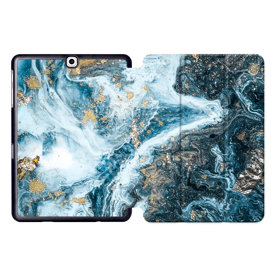 MTT чехол из искусственной кожи для samsung Galaxy Tab A, 9,7 дюймов, SM-T550, SM-T555, чехол-подставка, мраморный чехол для планшета, Funda, SM-P550, SM-P555 - Цвет: SS13