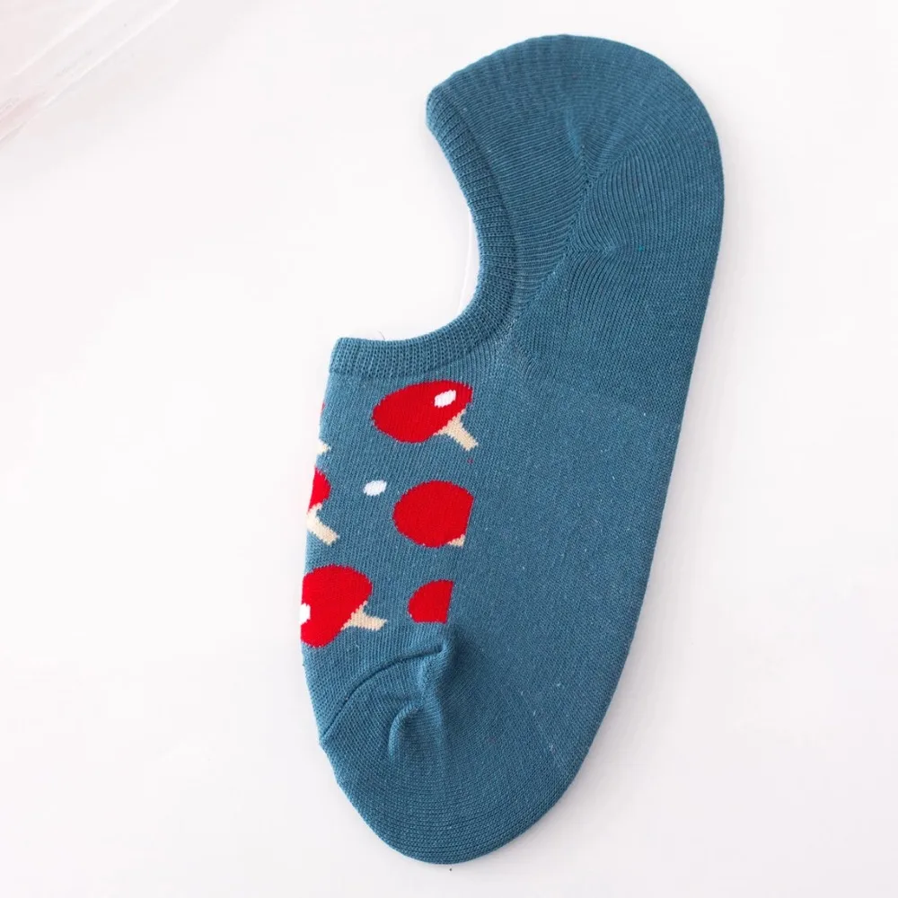 Женские хлопковые носки хлопчатобумажные забавные носки женские носки длиной до лодыжки носки короткие носки милые носки с принтами дамские носки покраска поп-носки