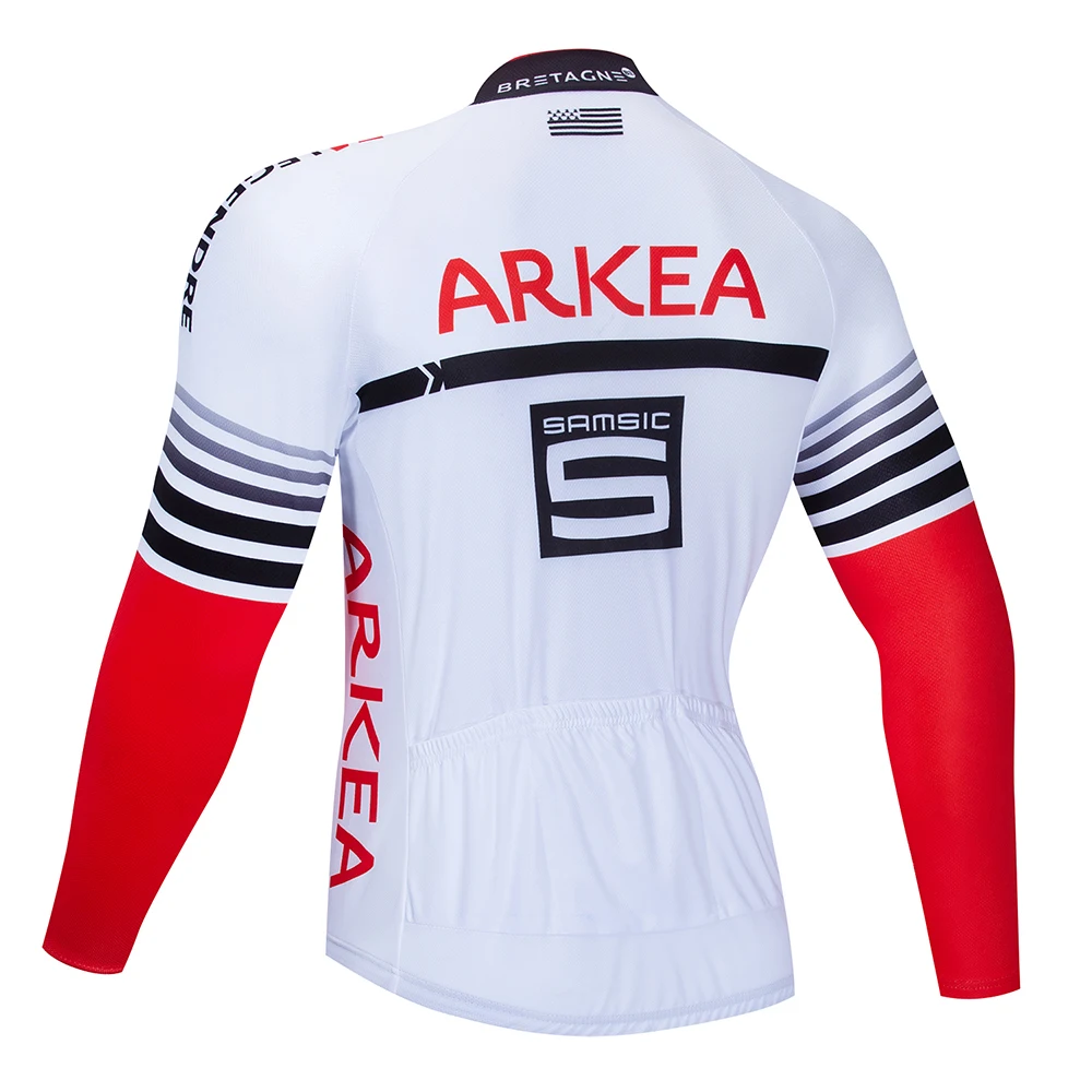 Новое поступление 2019 профессиональные вело Джерси ARKEA с длинным рукавом