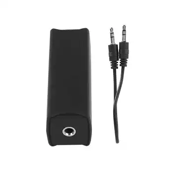 

3.5mm Ground Loop Noise Isolator Audio Noise Filter for Home/Car Stereo System Hot