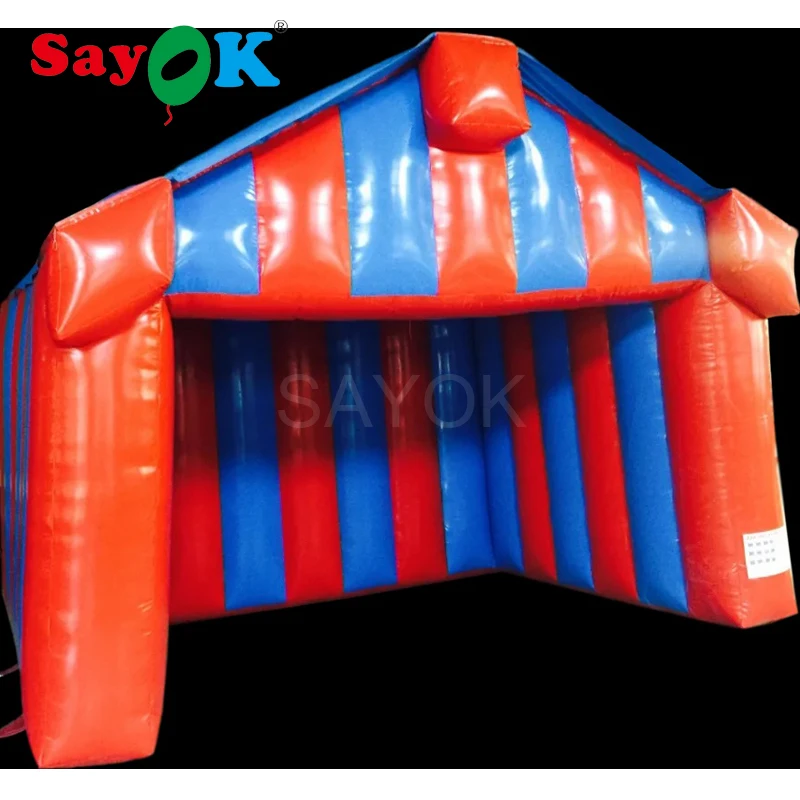  3x4m Inflatable Concession Booth Portable Inflatable Sales Kiosk Candy Cotton Stand Sale Booth for 