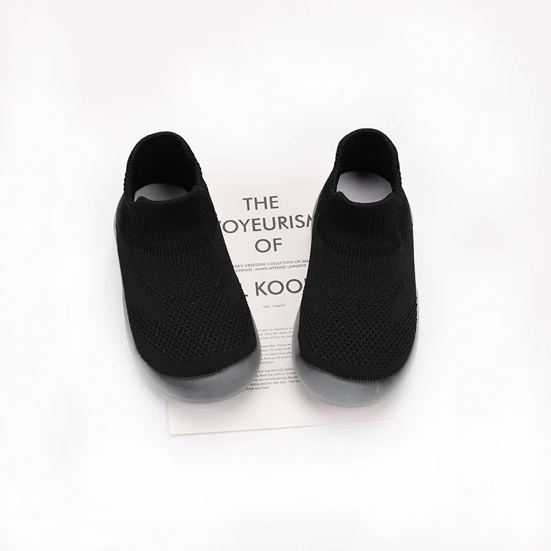 2020 Autumn Baby Girls Boys Casual Shoes Soft Bottom Toddler Shoes Comfortable Non-slip Outdoor Children KIds Knitted Shoes