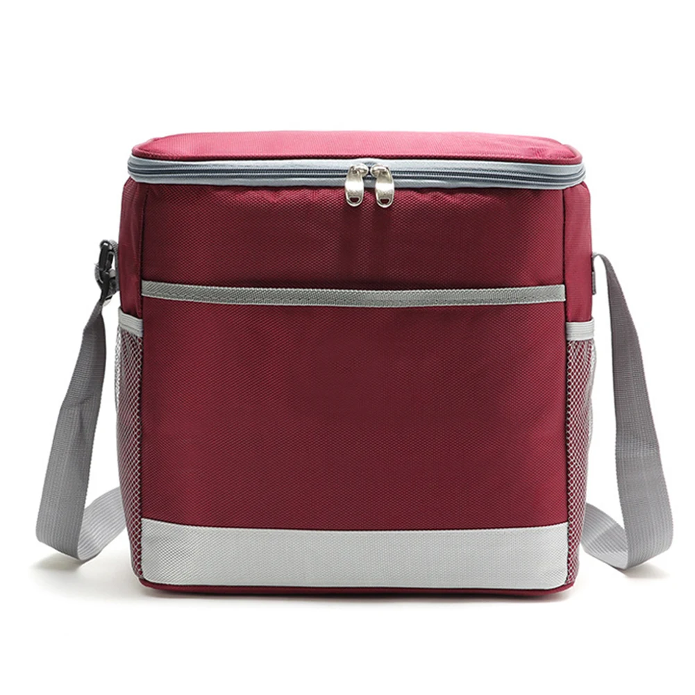 Large Capacity Insulation Lunch Box Portable Oxford Cloth Lunch Cooler Bag BB55 - Цвет: 16L