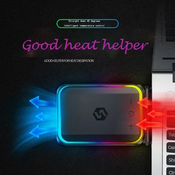 

2020 NEW Portable Laptop USB Cooling Fan Air Cooler Speed Adjustable High Performance Notebook Fan Cooler Controller