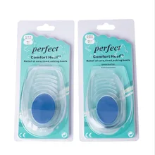 Мягкая стелька под пятку подушка для боли силикагель Спортивная амортизация Achilles Tendon стелька Летняя мужская и женская новая стильная пятка