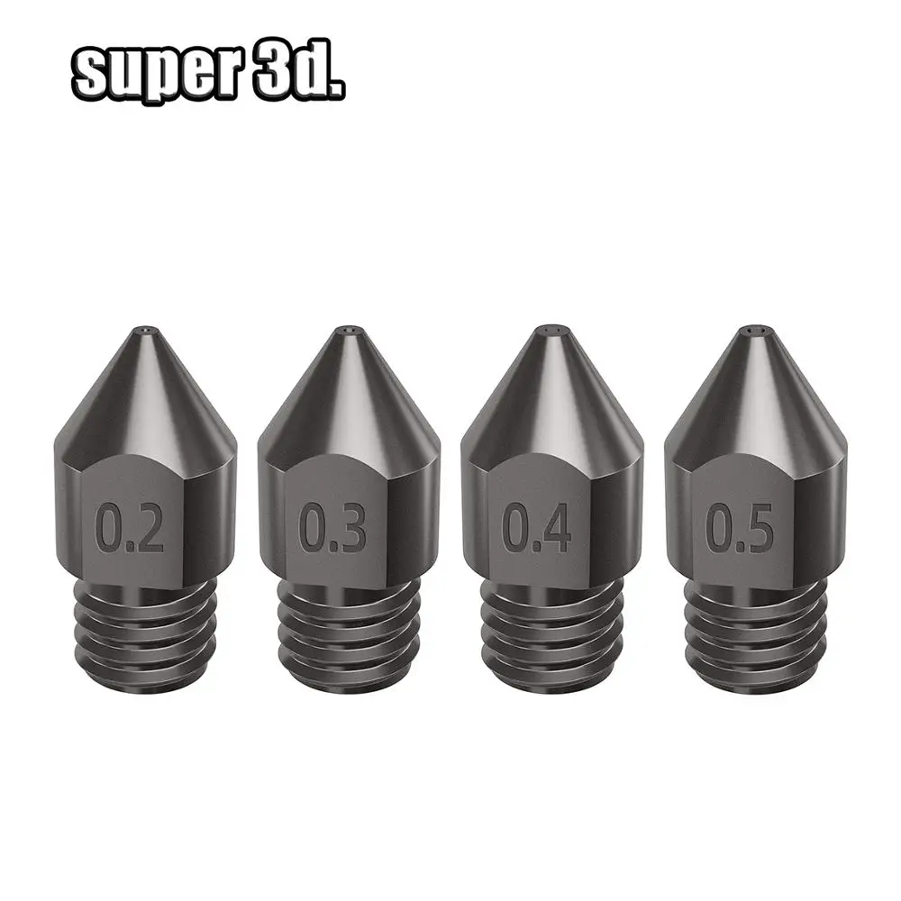 3D принтер MK7 MK8 насадка из закаленной стали высшего качества для Ender 3 CR-10 anet 1 75 мм M6