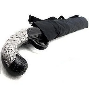 

Men Personalized & Creative Javelin Umbrella Semi-automatic Folding Rain Or Shine College Style UV-Protection Knife Umbrella Gif