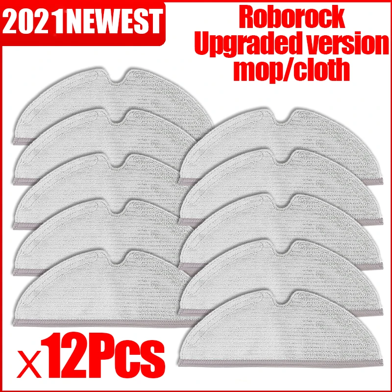 Upgraded Version Cleaner Robot Mop Cloths Rags robot vacuum cleaner accessories Fits Xiaomi Roborock S50 S51 S55 S5 Max S6 Pure S6 S5 Parts Xiaowa E25 E35