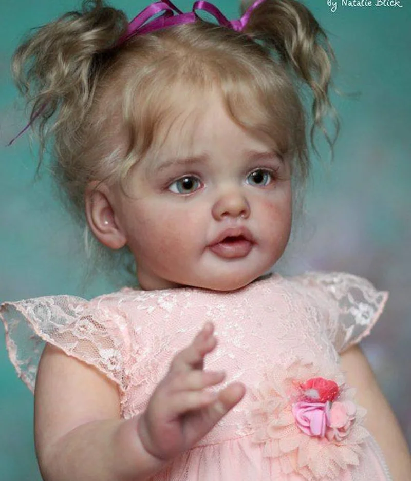 

27inch Reborn Toddler Doll Kit Betty Popular Rare Limited Sold Out Edition with Body and Eyes Unpainted Unfinished Doll Parts