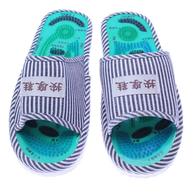 Man shoes 1 пара, мужские и женские туфли для акупунтурного массажа, магнитные рефлексологические тапочки, облегчающие боль, для расслабления ног, забота о здоровье, обувь - Цвет: Man shoes
