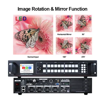 شراءكبير المرحلة Led عرض 4k معالج فيديو ليد AMS-SC4K Led فيديو جهاز الربط لشاشات Led بالألوان الكاملة للحفلات الموسيقية