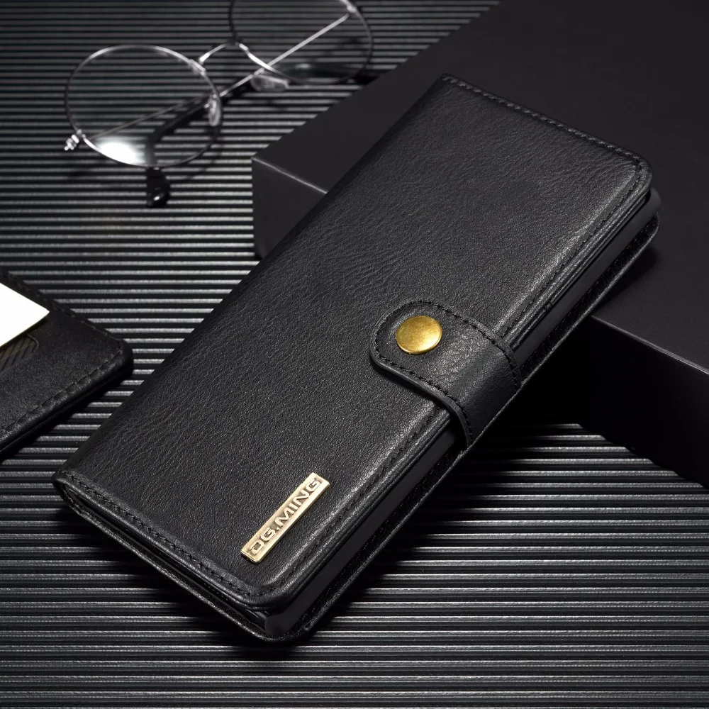 DG MING A7 A9 A6 плюс магнит кожаный чехол для samsung galaxy NOTE10 плюс S10 5G J4plus A10 A20 A30 A40 A50 A70 крышка