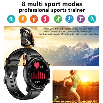 

MT1 Multi-function Smart Watch Durable Bluetooth Sports Smart Bracelet with 1.28 Inch IPS Touch Screen Health Monitor Wristband