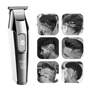 

KEMEI-1990 Electric Hair Clipper Rechargeable Professional Hair Trimmer Hair Cutting Machine Haircut Men Beard Trimmer