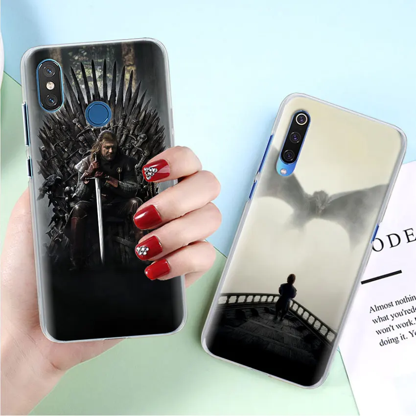 «Игры престолов» чехол для Xiaomi mi A3 A1 A2 8 Lite 9T CC9E Играть Red mi K20 Pro 7A Note 7 фотоаппаратов моментальной печати 7S жесткий прозрачный чехол Capa