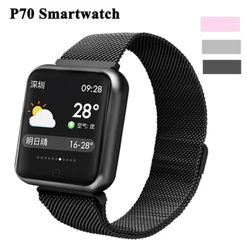 

IP68 Waterproof Smart Watch P70 with Bluetooth 4.0 Heart Rate Monitor Fitness Tracker Smartwatch for Apple iPhone Xiaomi LG