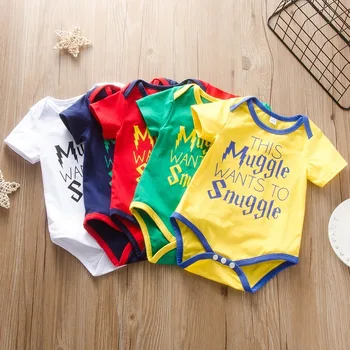 

HIPAC Newborn Infant Boys Girls Romper 2020 Summer Casual Print Jumpsuit Short Sleeve Twins Baby Clothes Toddler Kid Bodysuit