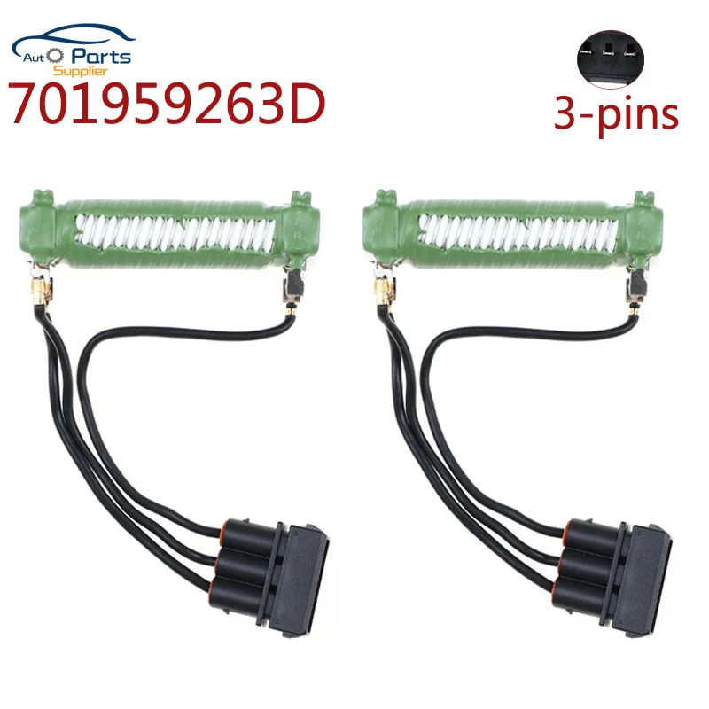 2 Pz 701959263B 701959263D Resistenze Ventola Di Raffreddamento Motore Per Seat Alhambra Per Vw Sharan Transporter T4 Per Volkswagen Eurovan