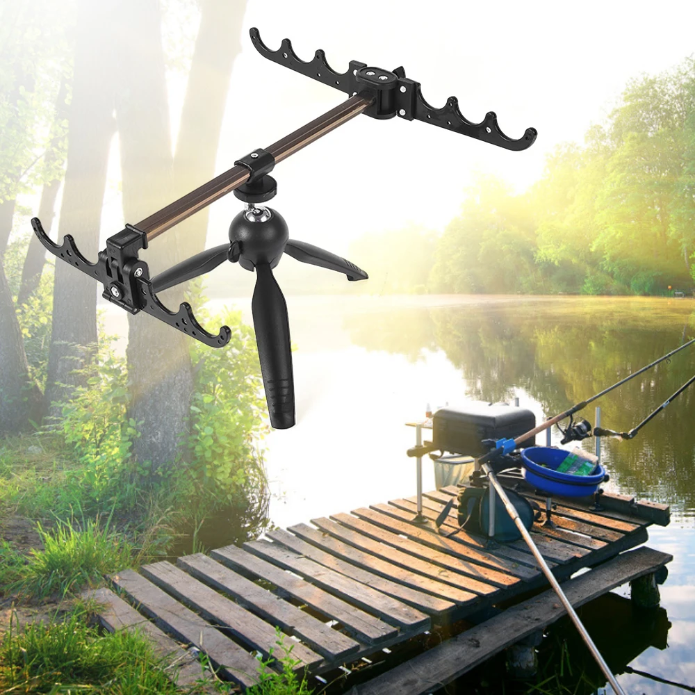 tripod fishing rod stands